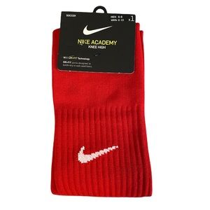 Nike Academy knee high socks Red women’s size 6 - 10 warm